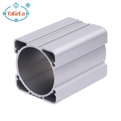 Cieti anodēta kvadrātveida cilindra caurule